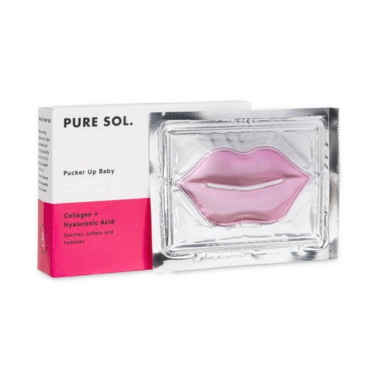 Pucker Up Baby - Cherry Blossom Hydrogel Lip Mask 
Collagen
