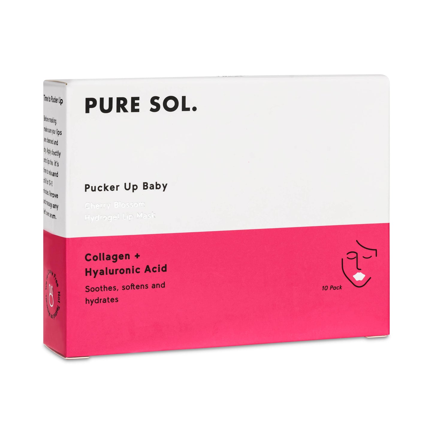 Pucker Up Baby - Cherry Blossom Hydrogel Lip Mask 
Collagen