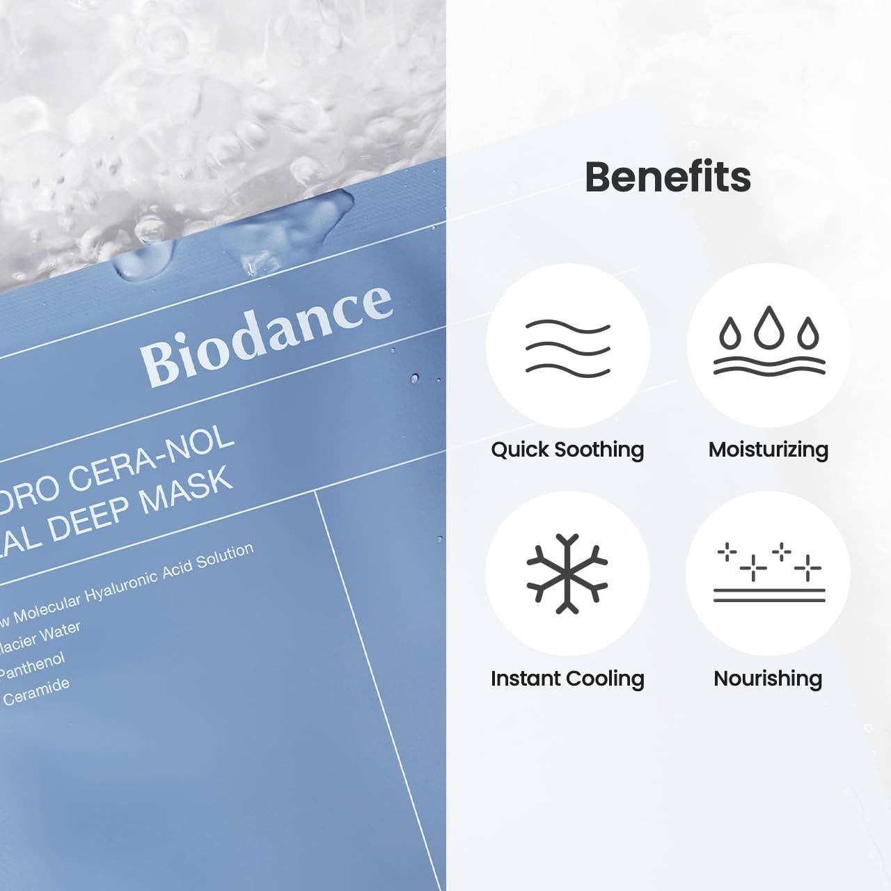 BIODANCE Hydro Cera-nol Real Deep Mask (1 or 4-mask options)